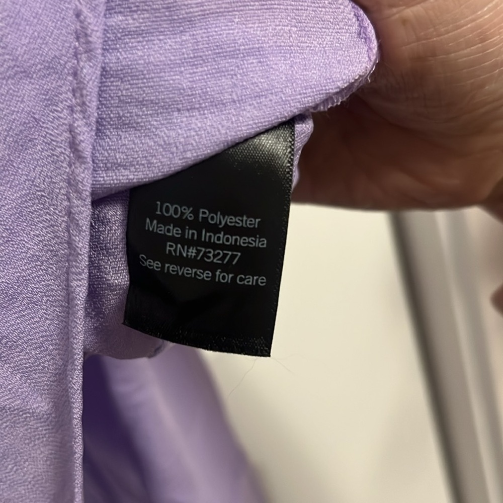 Simply Vera Vera Wang Lavender Blouse - Picture 3 of 4